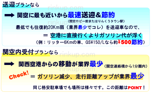 関西空港に最も近いから安心、快適